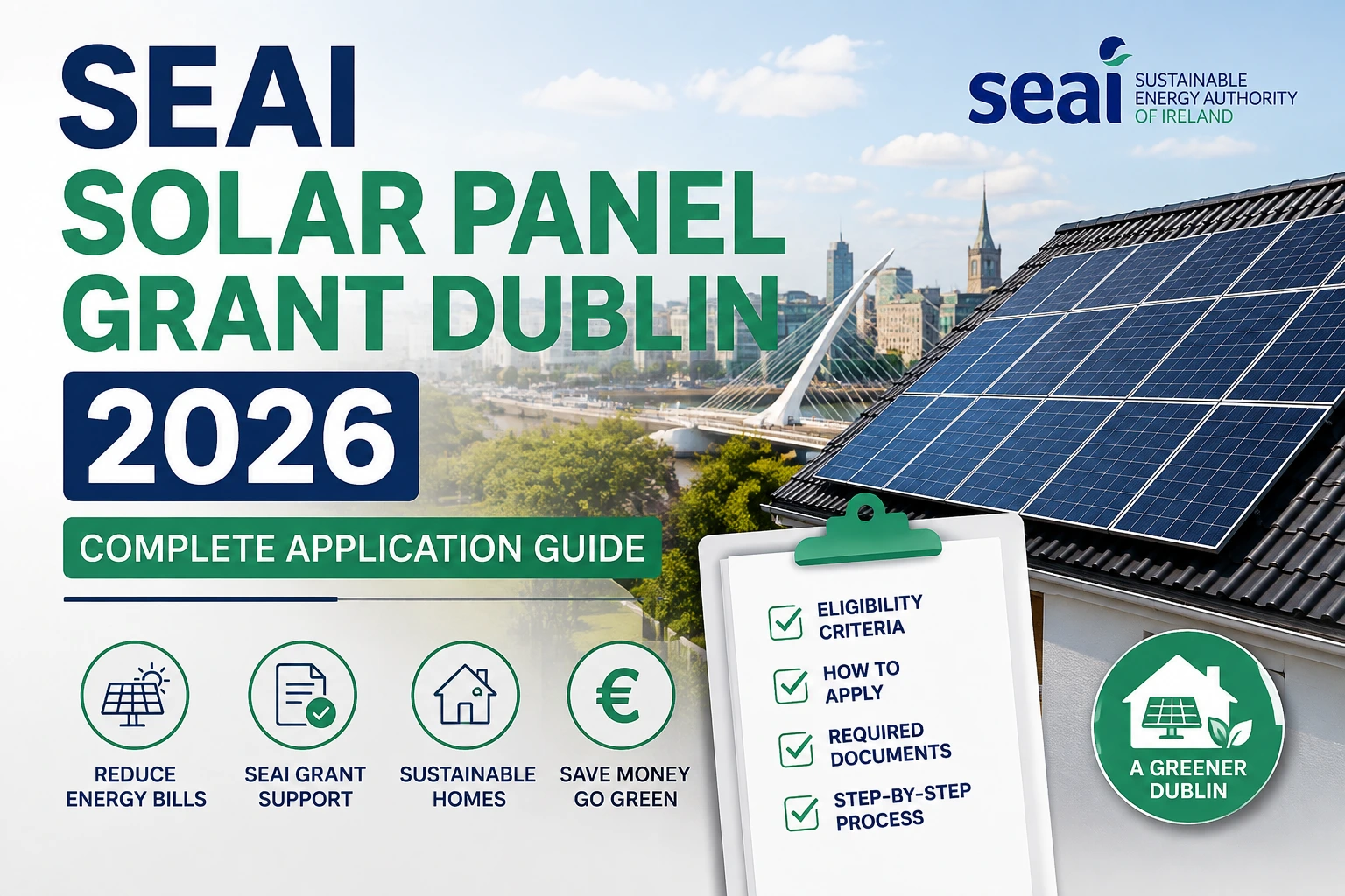 SEAI Solar Panel Grant Dublin 2026