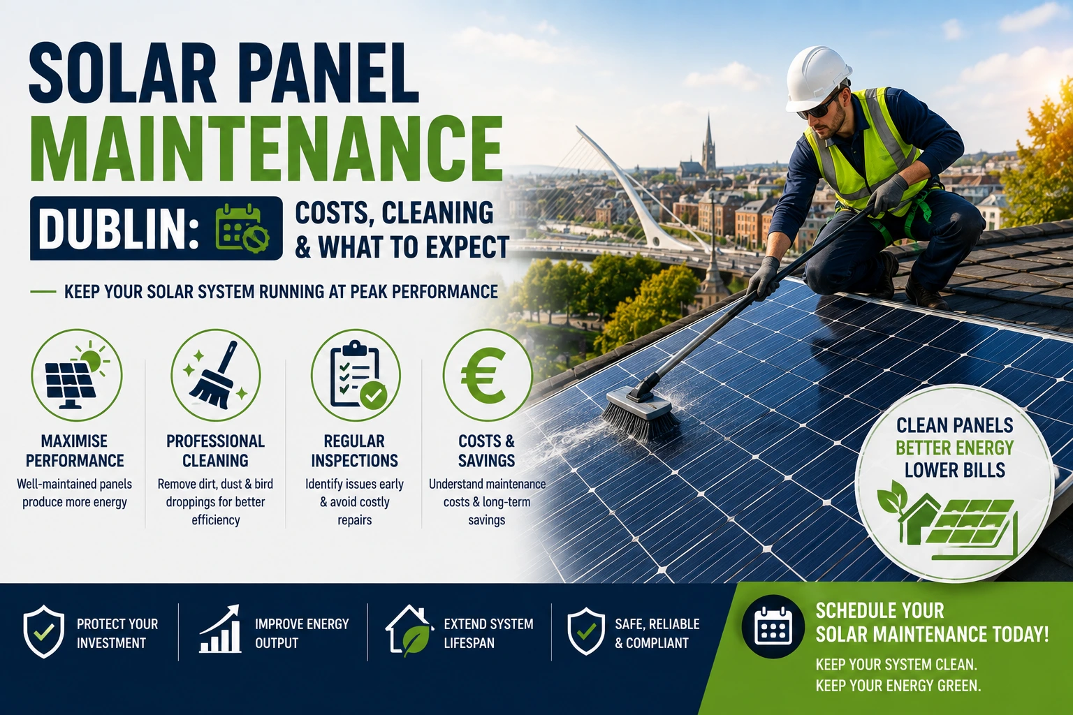 Solar Panel Maintenance Dublin Costs