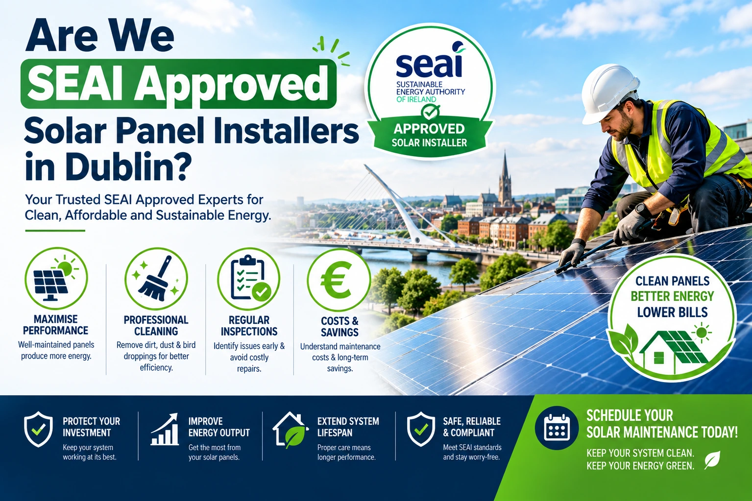 SEAI Approved Solar Panel Installers Dublin